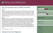 Social Law Library BlogLaw Office Lisa Seigel Belanger